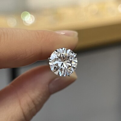 Diamant moderne de 3,07 carats blanc exceptionnel E SI1