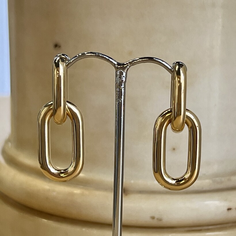 Boucles d’oreilles Toutânkhamon en or jaune de 12 grammes