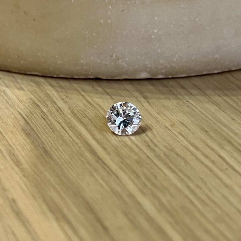 Diamant moderne de 0,91 carat blanc exceptionnel D SI2