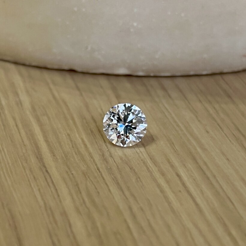 Diamant moderne de 1,50 carat blanc exceptionnel D VVS2