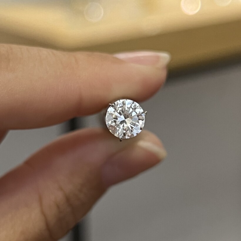 Diamant moderne de 1 carat extra blanc F SI1