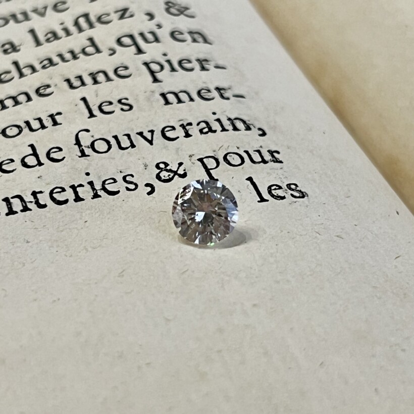 Diamant moderne de 1 carat extra blanc F SI1