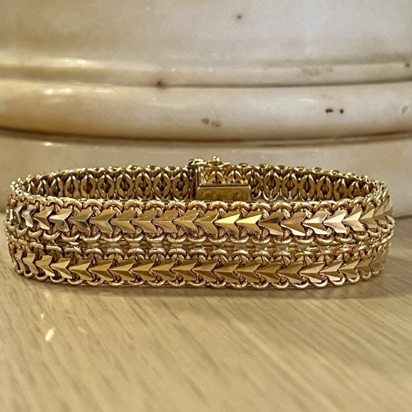 Bracelet en or jaune de 25 grammes