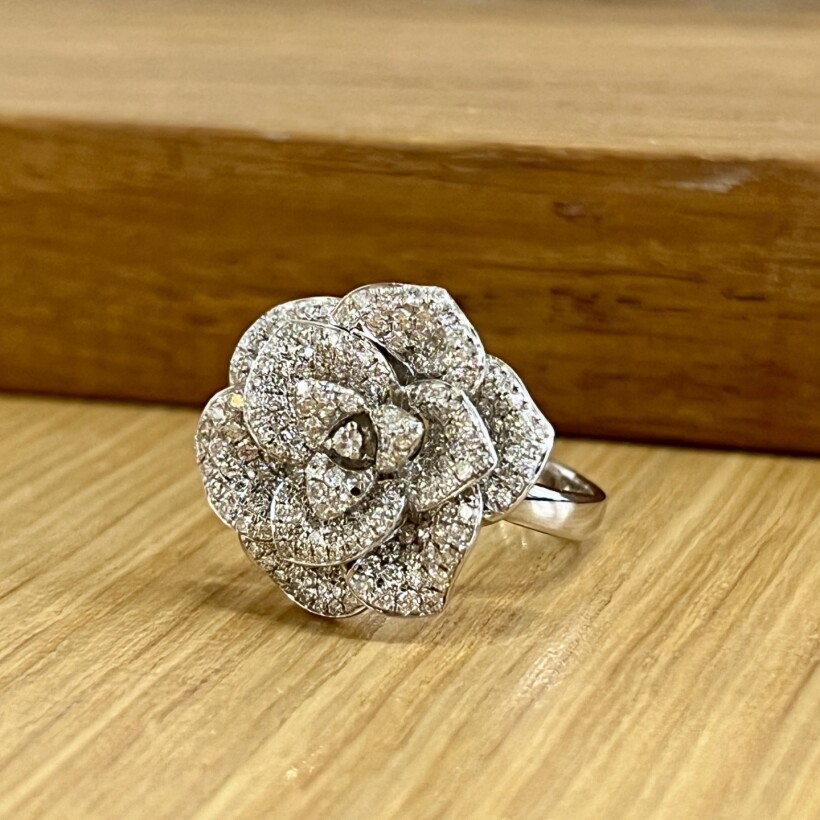 Bague Garden en or blanc et diamants