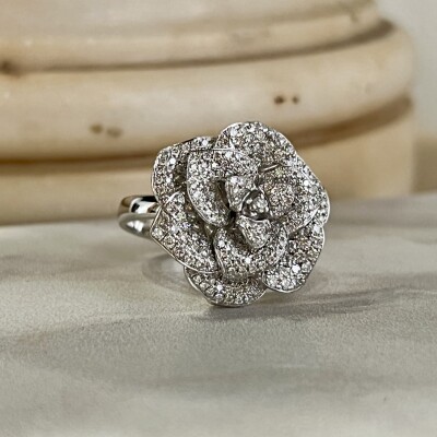 Bague Garden en or blanc et diamants