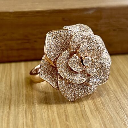 Bague Garden en or rose et diamants