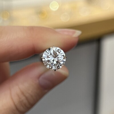 Diamant moderne de 1,96 carat blanc exceptionnel E VS2
