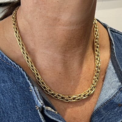 Collier en or jaune de 33 grammes