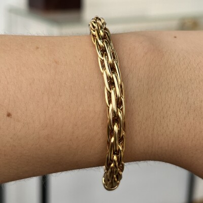 Bracelet en or jaune de 16,6 grammes
