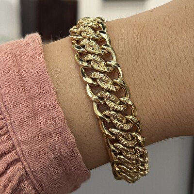 Bracelet en or jaune de 28,30 grammes