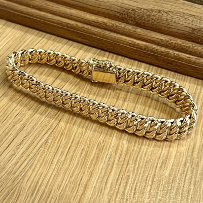 Bracelet en or jaune de 17,75 grammes