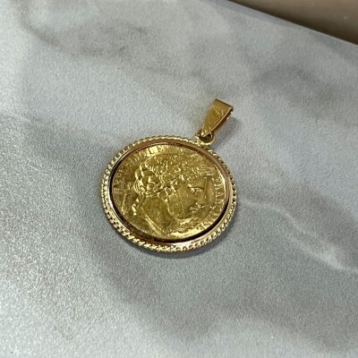 Médaille 20 francs en or jaune pour 8,31 grammes