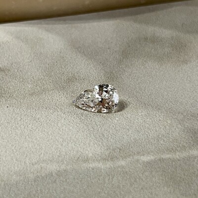 Diamant de taille poire de 1,01 carat blanc exceptionnel D VS2