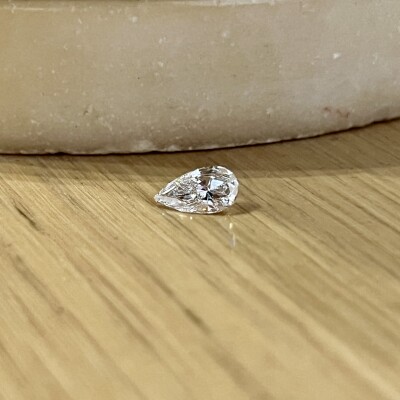 Diamant de taille poire de 1,01 carat blanc exceptionnel D VS2