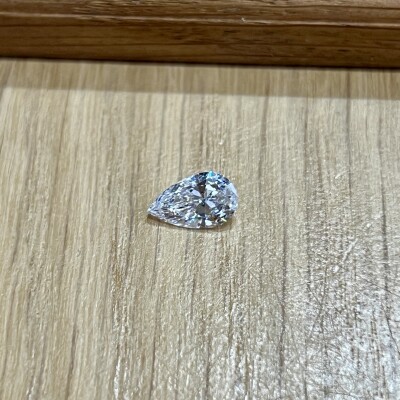 Diamant de taille poire de 1,01 carat blanc exceptionnel D VS2
