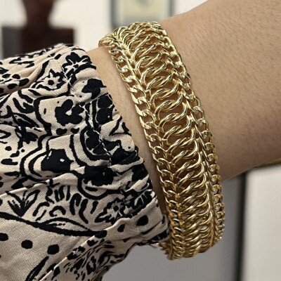Bracelet en or jaune de 23,88 grammes