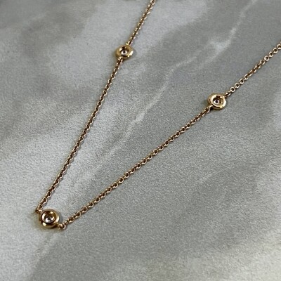 Sautoir Mini Diams en or rose et diamants