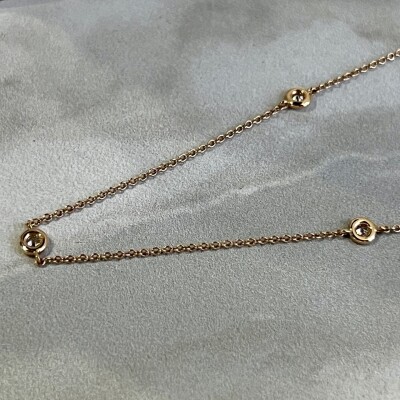 Sautoir Mini Diams en or rose et diamants