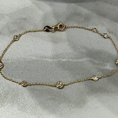 Bracelet Mini Diams en or jaune et diamants