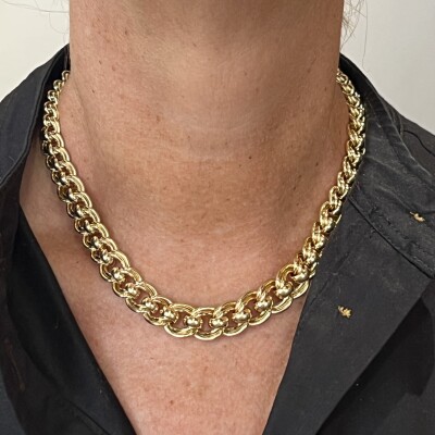 Collier maille en or jaune pour 51,23 grammes