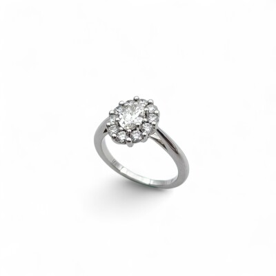 Bague Waskoll or blanc et Diamants