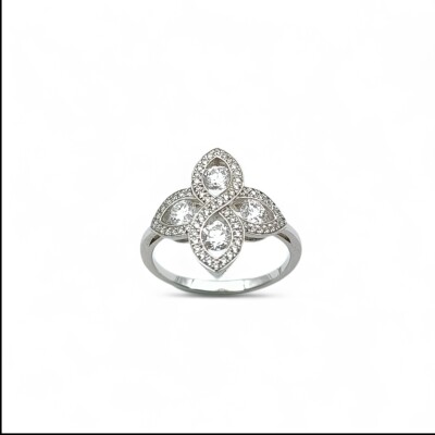 Bague Waskoll or blanc et Diamants