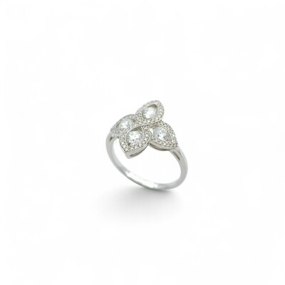 Bague Waskoll or blanc et Diamants