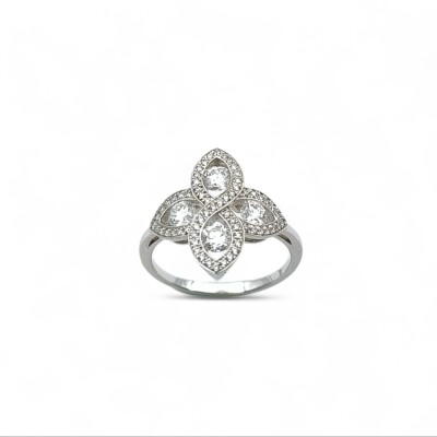 Bague Waskoll or blanc et Diamants