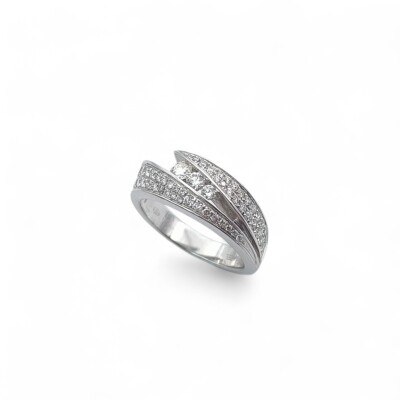 Bague GAREL Neïma en or blanc et diamants de 0.21ct