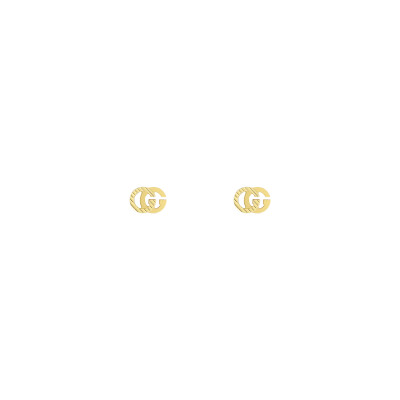 Boucles d’oreilles en or jaune Gucci Interlocking