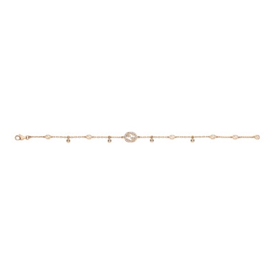 Bracelet en diamant Gucci Interlocking