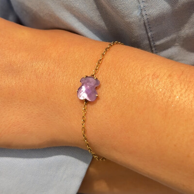Bracelet Bright Bear en Améthyste