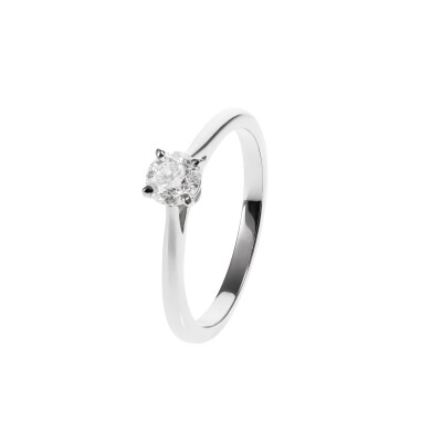 Solitaire - Or blanc - Diamant - 1cts