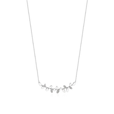 Collier collection BE or blanc et diamants