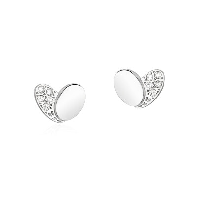 BO cœur collection BE or blanc et diamants