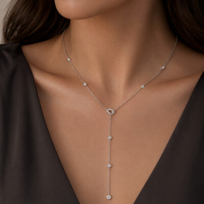 Collier cravate Constellation Céleste