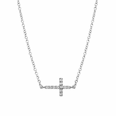 Collier Croix Diamantée