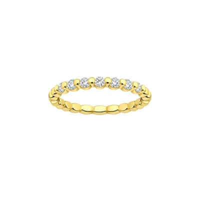 Alliance Soléa en Or Jaune et diamants