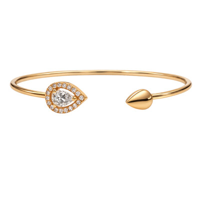 Bracelet Toi et Moi en Or Rose et Diamants