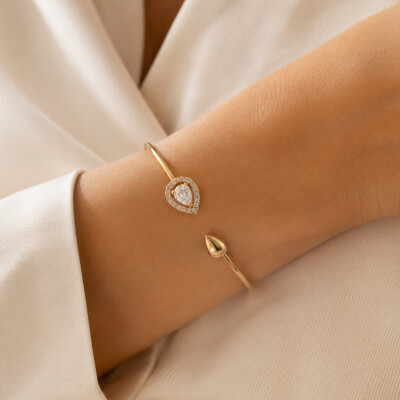 Bracelet Toi et Moi en Or Rose et Diamants