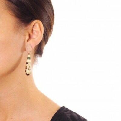 Boucles d'oreilles pendantes Nature Bijoux Makai