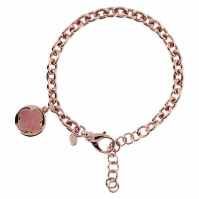 Bracelet Bronzallure Alba Bois fossile rouge