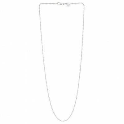 Chaîne "boule" or blanc 1,5mm - 40cm