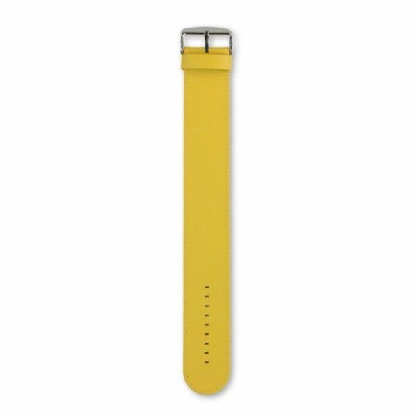 Bracelet Stamps Classic Leather yellow pantone