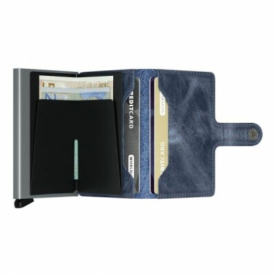 Porte-cartes SECRID Miniwallet Vintage Blue