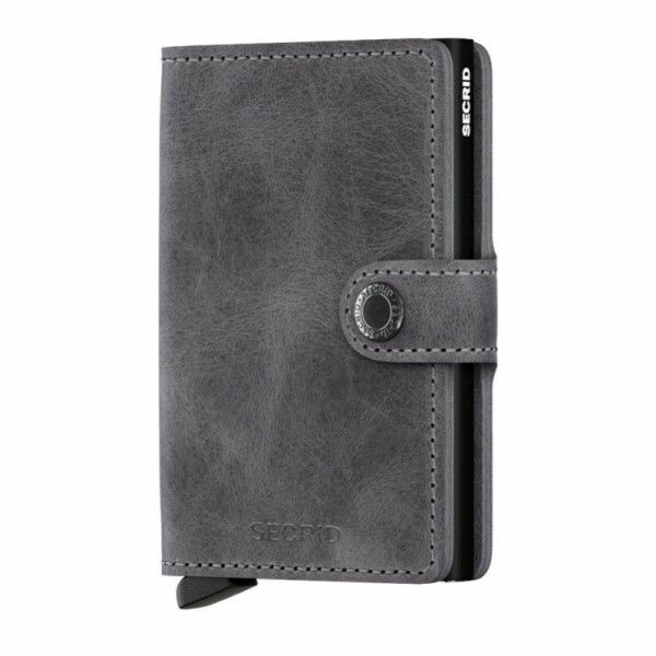 Porte-cartes SECRID Miniwallet Vintage Grey-Black vue 1