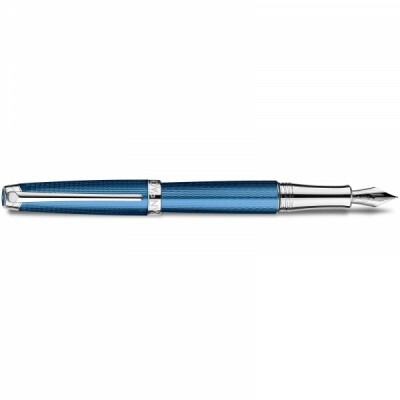 Stylo plume Caran d'Ache Léman Grand Bleu F