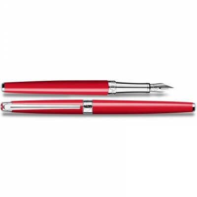 Stylo plume Caran d'Ache Léman Slim Rouge écarlate