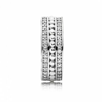 Bague PANDORA Forever Pandora Argent 925/1000 et oxydes de zirconium T.56