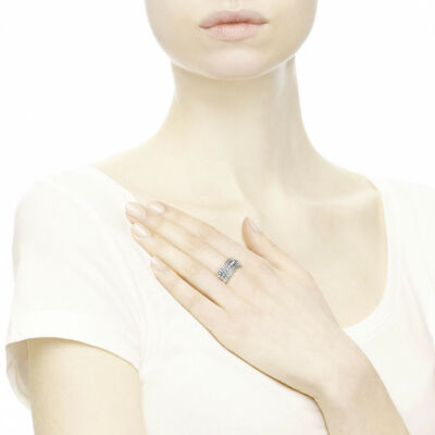 Bague PANDORA Forever Pandora Argent 925/1000 et oxydes de zirconium T.56